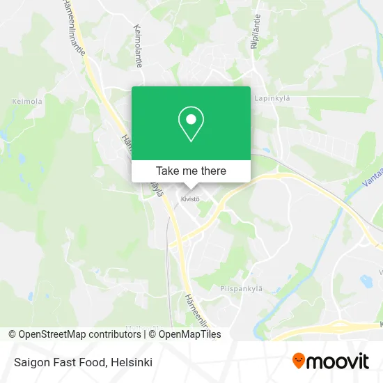 Saigon Fast Food map