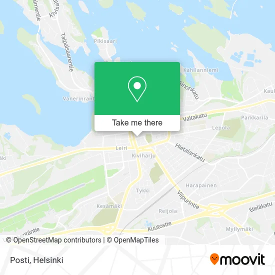 Posti map