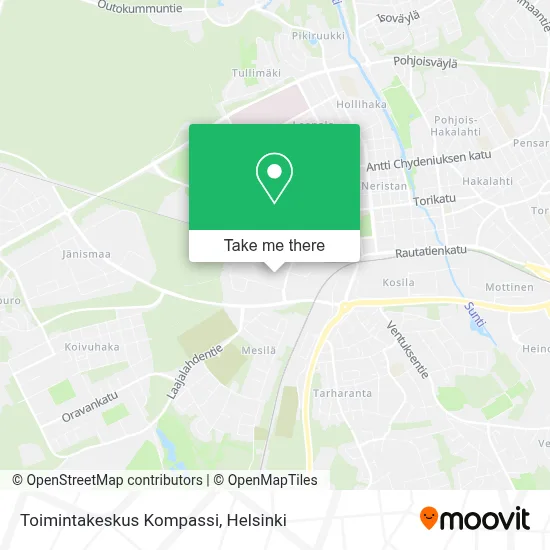 Toimintakeskus Kompassi map