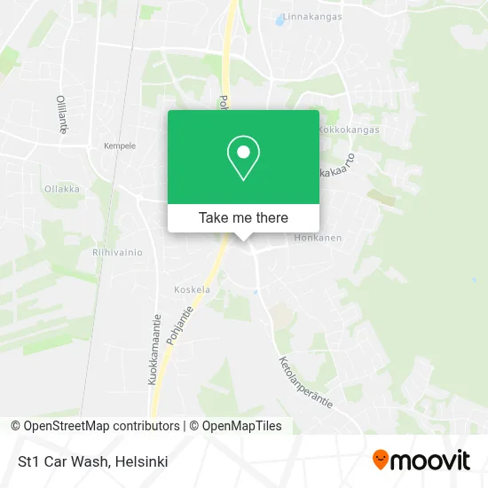 St1 Car Wash map