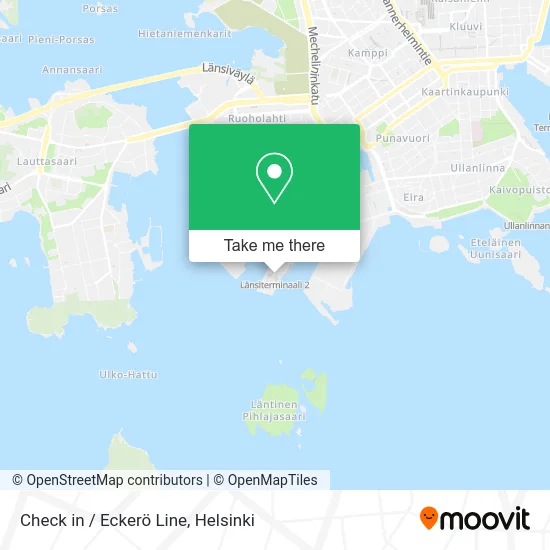 Check in / Eckerö Line map