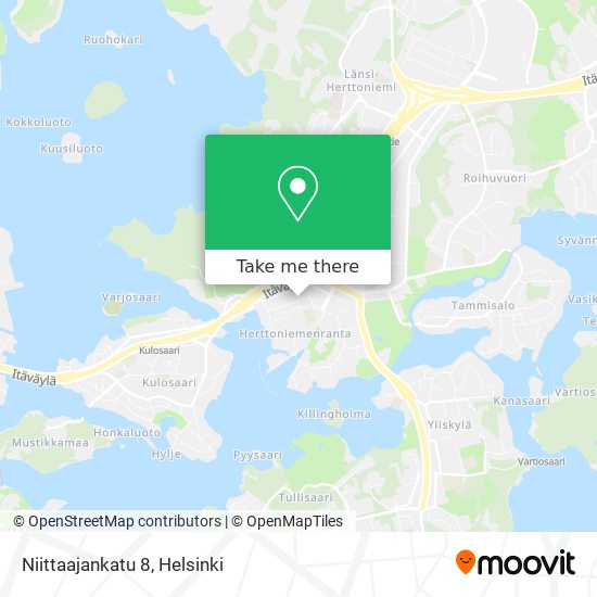 Niittaajankatu 8 map