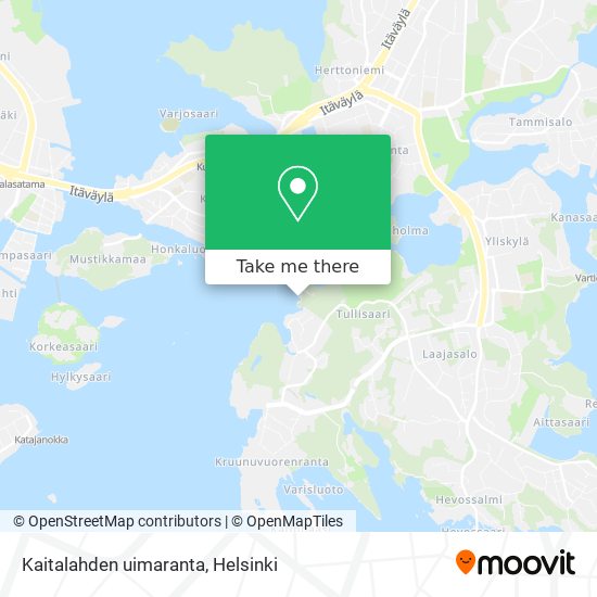 Kaitalahden uimaranta map