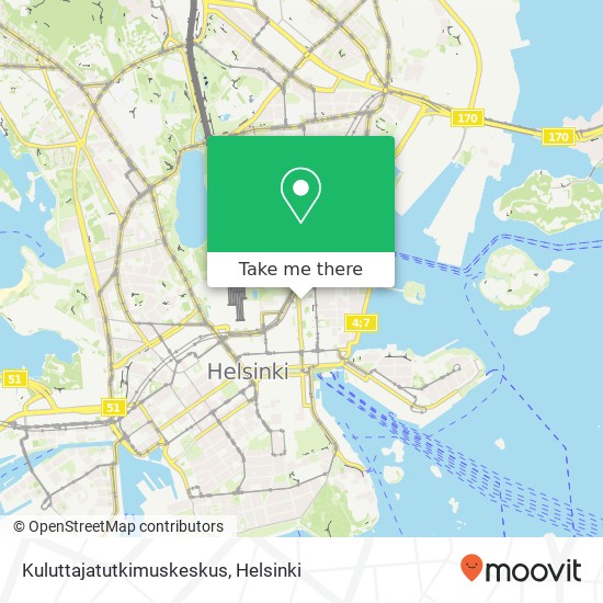 Kuluttajatutkimuskeskus map