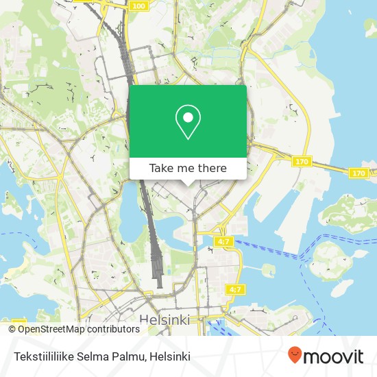 Tekstiililiike Selma Palmu map