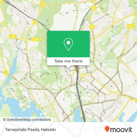 Terveystalo Pasila map