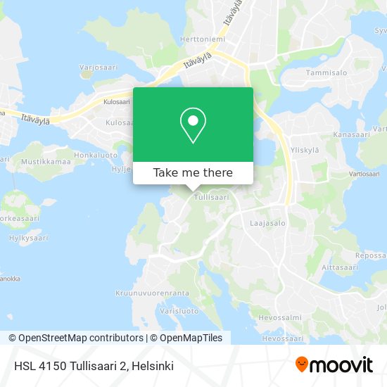 HSL 4150 Tullisaari 2 map