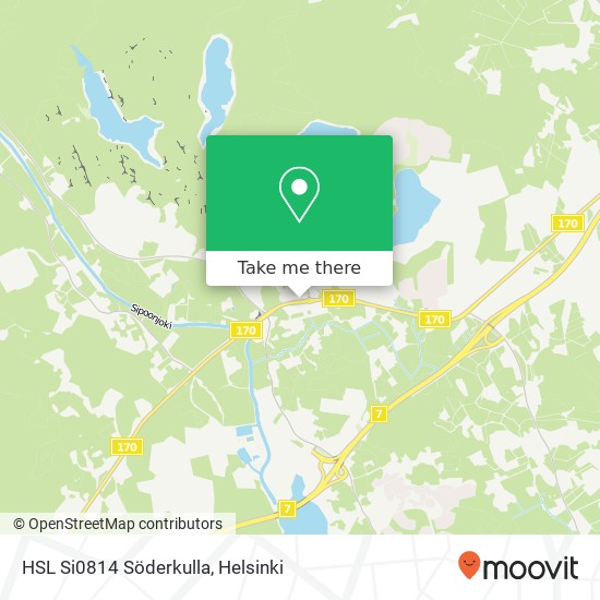 HSL Si0814 Söderkulla map