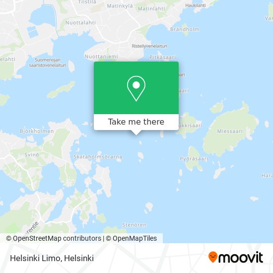 Helsinki Limo map