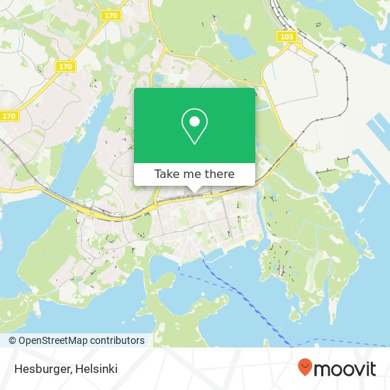 Hesburger map