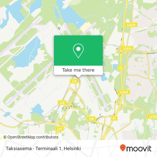 Taksiasema - Terminaali 1 map