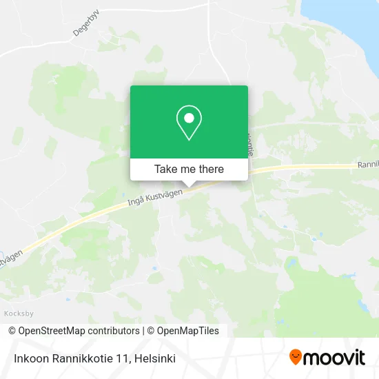 Inkoon Rannikkotie 11 map