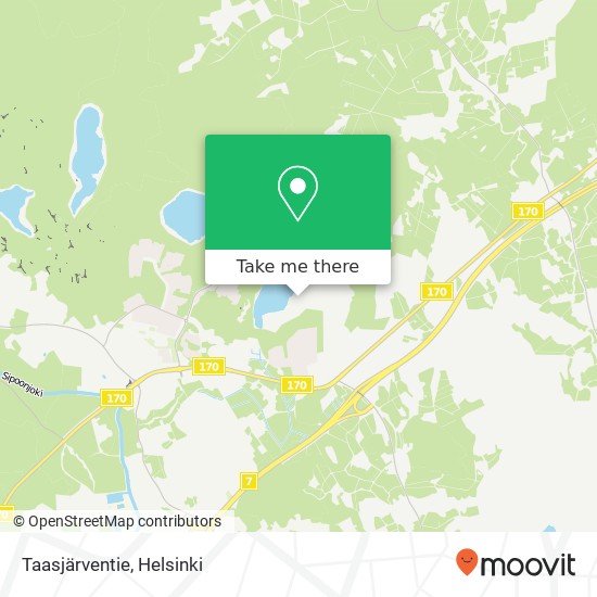 Taasjärventie map