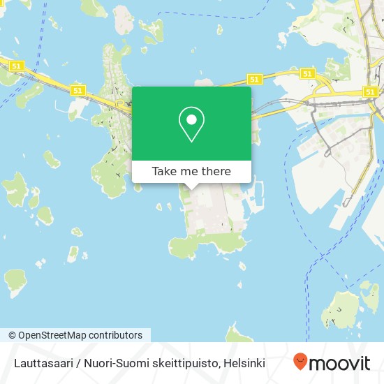 Lauttasaari / Nuori-Suomi skeittipuisto map