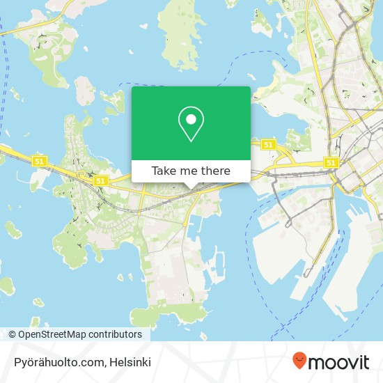 Pyörähuolto.com map
