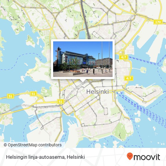 Helsingin linja-autoasema map