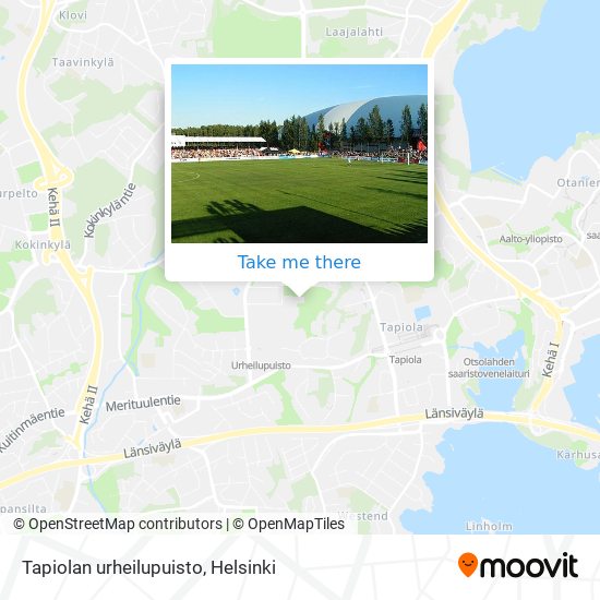 Tapiolan urheilupuisto map