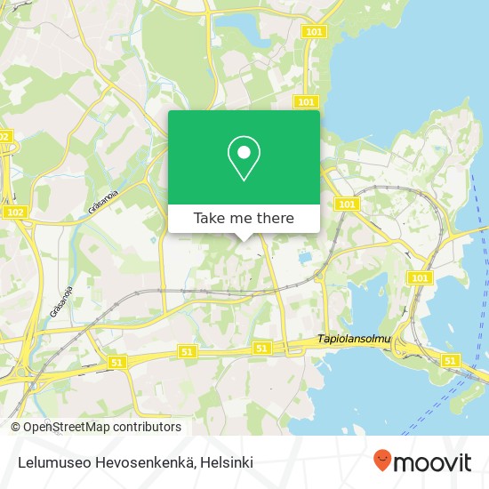 Lelumuseo Hevosenkenkä map