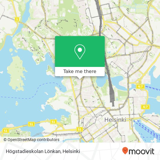 Högstadieskolan Lönkan map