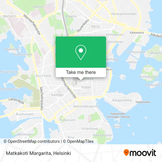 Matkakoti Margarita map