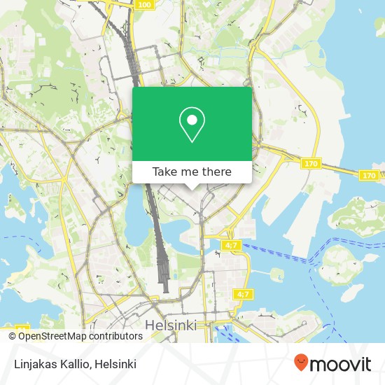 Linjakas Kallio map