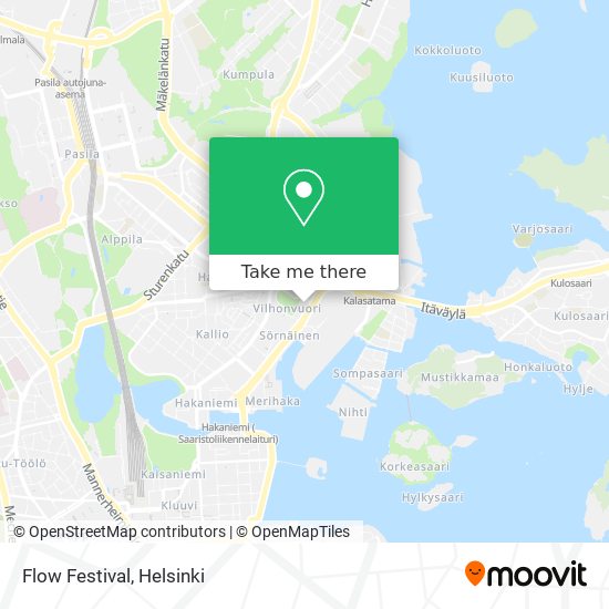 Flow Festival map