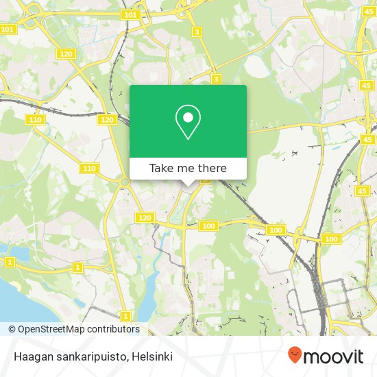 Haagan sankaripuisto map