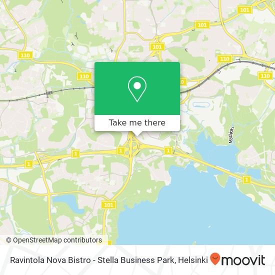 Ravintola Nova Bistro - Stella Business Park map