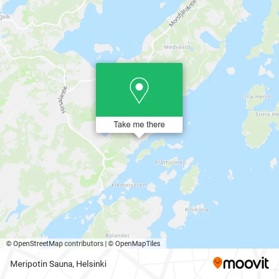 Meripotti Sauna map