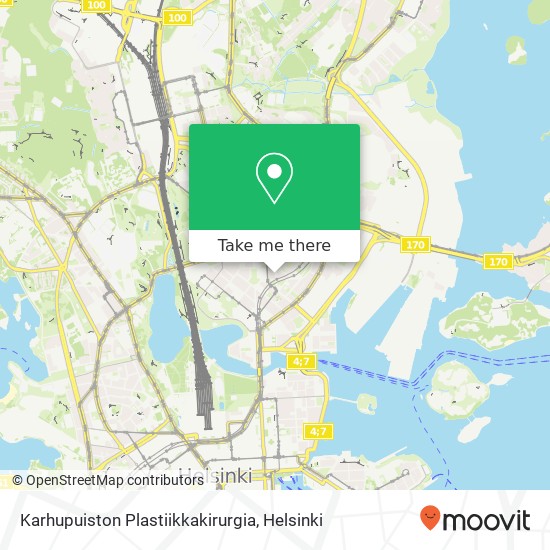 Karhupuiston Plastiikkakirurgia map