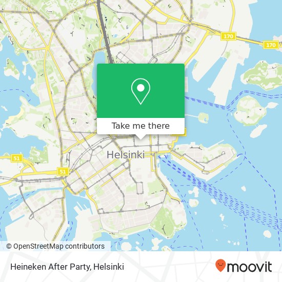 Heineken After Party map