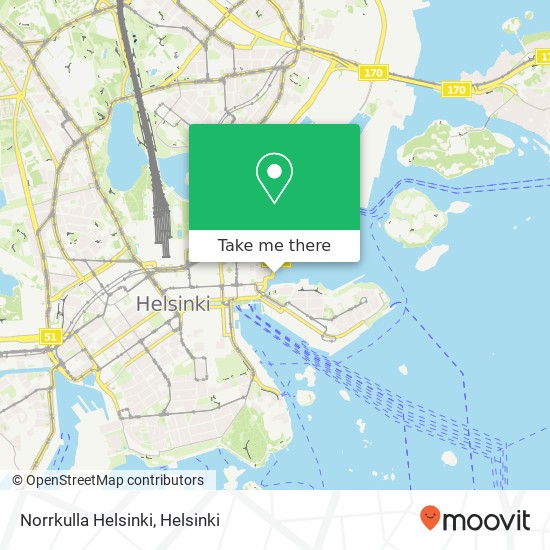 Norrkulla Helsinki map