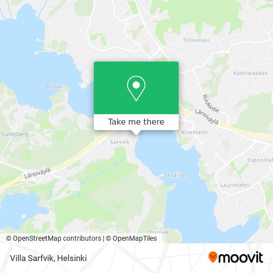 Villa Sarfvik map