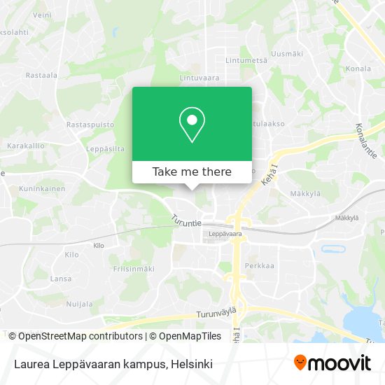 Laurea Leppävaaran kampus map