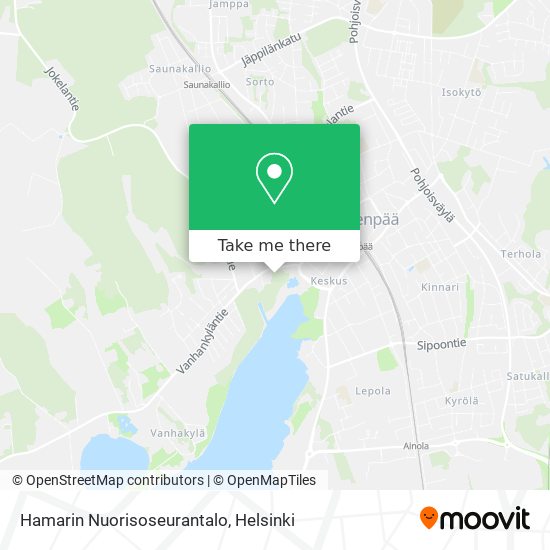How to get to Hamarin Nuorisoseurantalo in Järvenpää by Train or Bus?