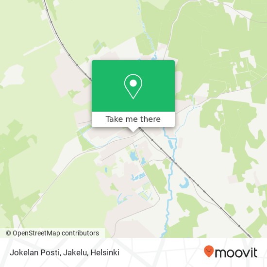 Jokelan Posti, Jakelu map