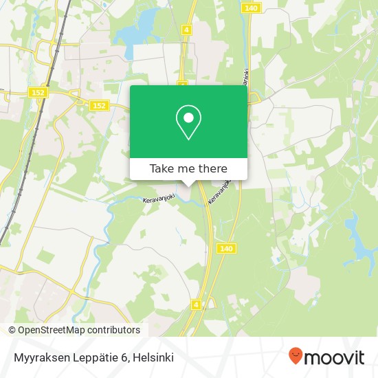 Myyraksen Leppätie 6 map