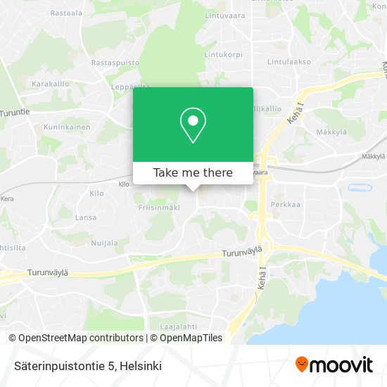 Säterinpuistontie 5 map