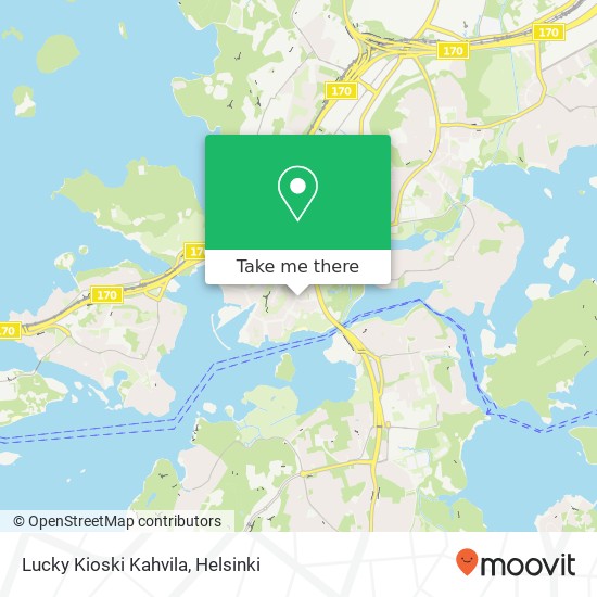 Lucky Kioski Kahvila map