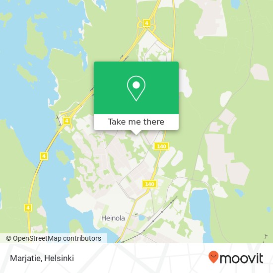 Marjatie map