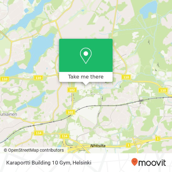 Karaportti Building 10 Gym map