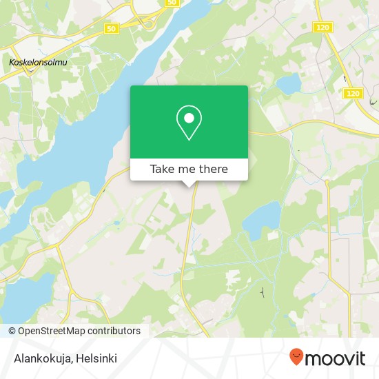 Alankokuja map