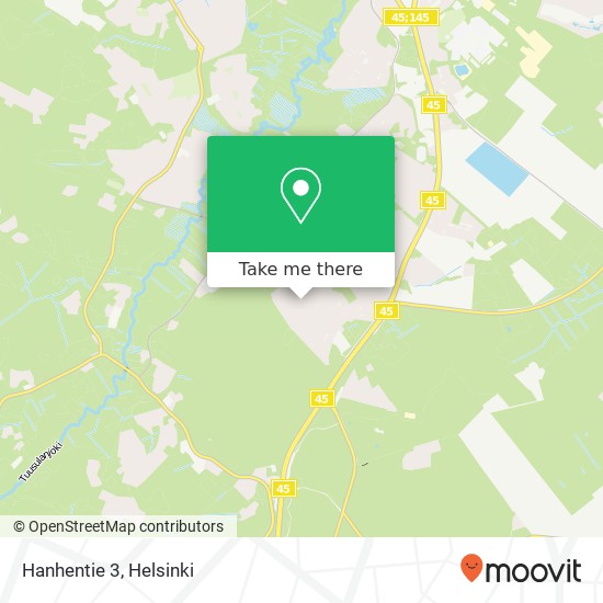 Hanhentie 3 map