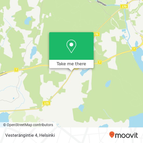 Vesterängintie 4 map