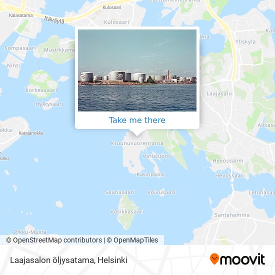 Laajasalon öljysatama map