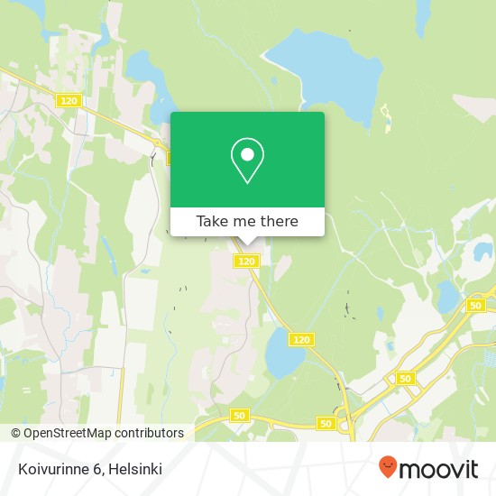 Koivurinne 6 map