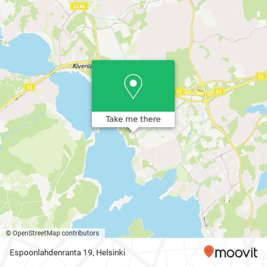 Espoonlahdenranta 19 map