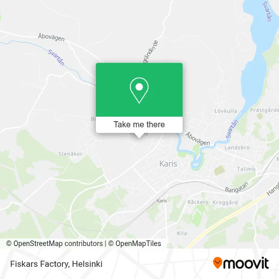 Fiskars Factory map