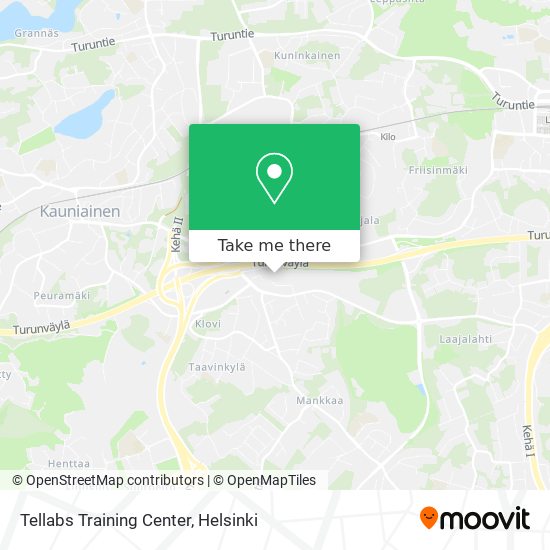 Tellabs Training Center map