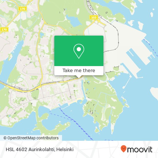 HSL 4602 Aurinkolahti map